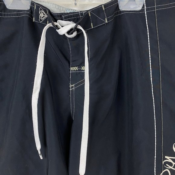 Roxy Quicksilver Women's Board Shorts Size 9 Black Beach Swim Surf Mid Rise - Picture 2 of 9